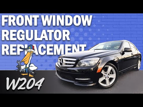 Mercedes-Benz W204 C-Class Front Window Regulator Replacement