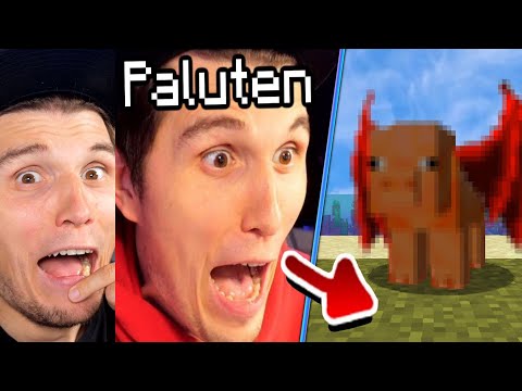 Team Paluten - Paluten REACTS to create NEW Minecraft MOBS for 5 YOUTUBERS