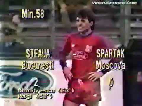 CCE, 1988-89, Steaua Bucuresti - Spartak Moscova 3-0 (26.10.1988, Tur II, Tur)
