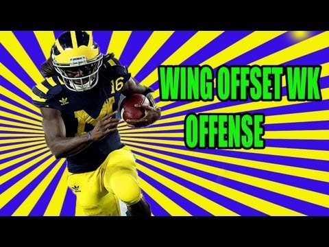 NCAA 14 Football Wing offset wk "Deadly Formation" Ncaa 14 Football GLitch Offense