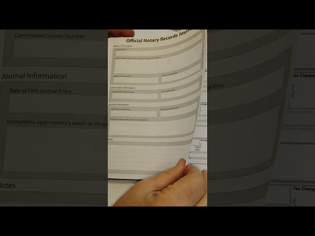 Vídeo relacionado con Notary Public Journal: Black Notary Public Log or Record Book | Mobile Notary and Signing Agent Journal/Notebook