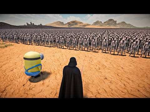DARTH VADER & MINION VS 1,000,000 ZOMBIES - Ultimate Epic Battle