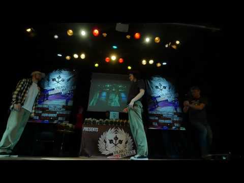 Popping 1vs1 Inox (SP) vs Greta (LT) @Vilnius Street Battle 2017