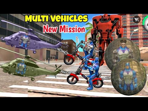 New Multi Vehicle Mission in Vice Town | Ropw Hero Vice Town | Rope Hero New update | Gamer Blasty
