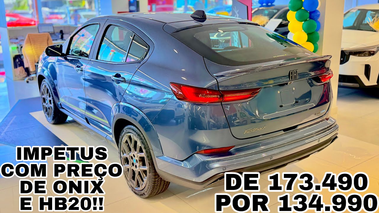 FIAT DESPENCOU O PREÇO DO FASTBACK IMPETUS 2026 EDIÇÃO ESPECIAL 50 ANOS BRASIL | CONFIRA TUDO!!