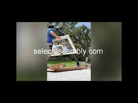 Goalrilla Basketball hoop assembly. Selectassembly.com