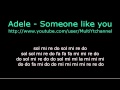 Someone like you - flauta dulce notas - Partitura ...