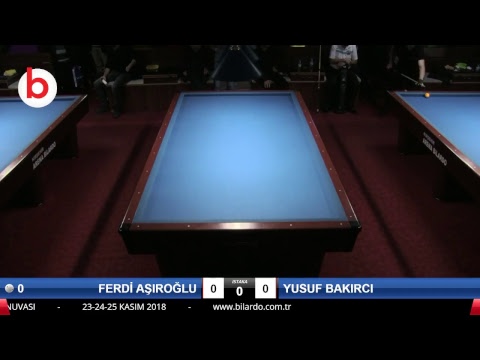 YUSUF BAKIRCI & FERDİ AŞIROĞLU Bilardo Maçı - 4. NEŞET ERTAŞ TURNUVASI-2.TUR