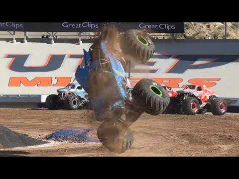 Monster Jam El Paso 02/26/2023 Highlights (4k60fps)
