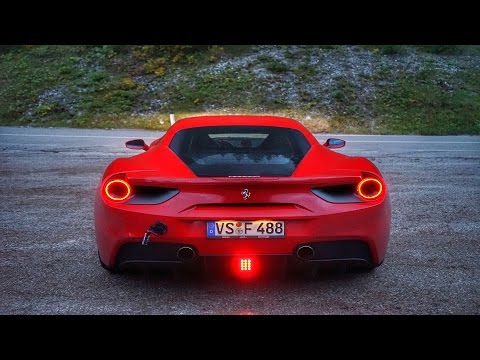 FERRARI 488 GTB | MOUNTAIN PASS DRIVE | EXHAUST SOUNDS