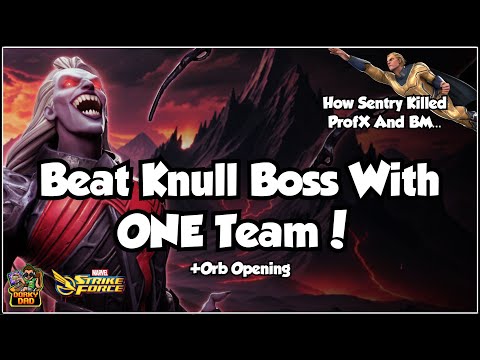 Knull Boss SUPER TEAM + Orb Opening! | Sentry Broken Chase Characters? | Marvel Strike Force | MSF