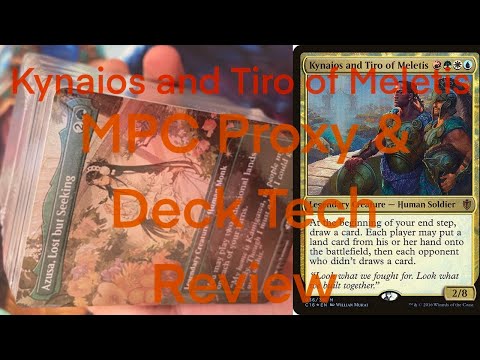 Kynaios and Tiro of Meletis - Group Hug Commander - MPC Proxy Review & Deck Tech