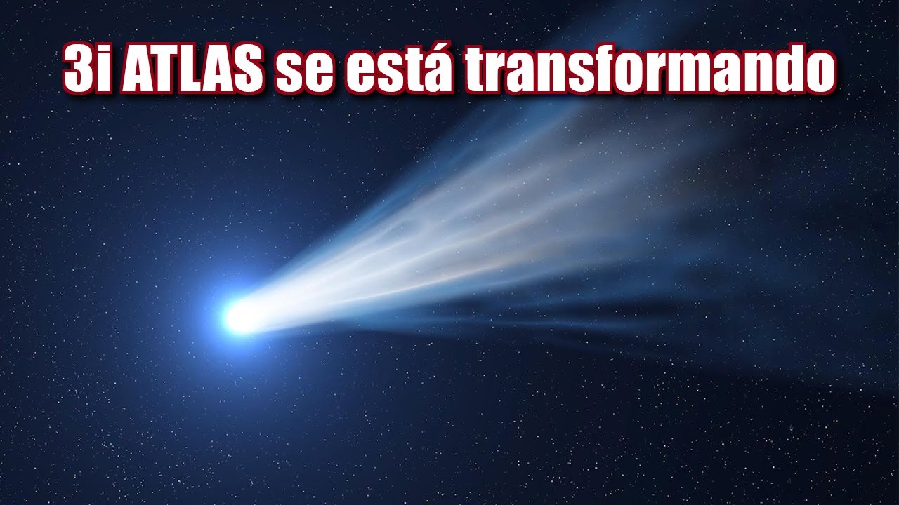 El cometa 3i/ATLAS se está transformando