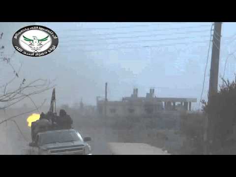 استهداف اللواء 15 في ريف درعا برشاش الشيلكا من قبل كتيبة مجاهدي حوران