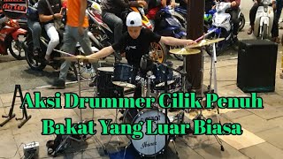 Download lagu DRUMMER CILIK TUNJUK BAKAT DI HADAPAN ORANG RAMAI... mp3
