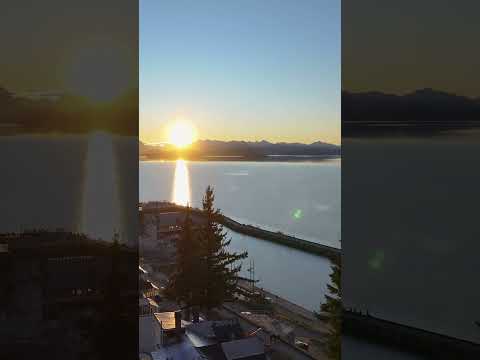 Sunset Sky At San Carlos De Bariloche In Rio Negro Argentina