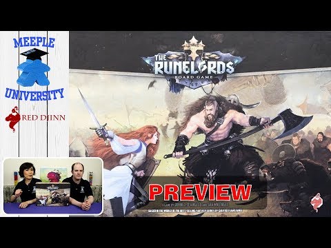 The Runelords Board Game - A Kickstarter Preview. By Stella and Tarrant (Meeple University)