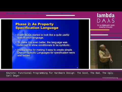 Carl Seger - Keynote: Functional Programming for Hardware Design (...) - Lambda Days 2020