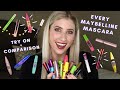 EVERY Maybelline MASCARA Testing ALL 27 MAYBELLINE Mascaras