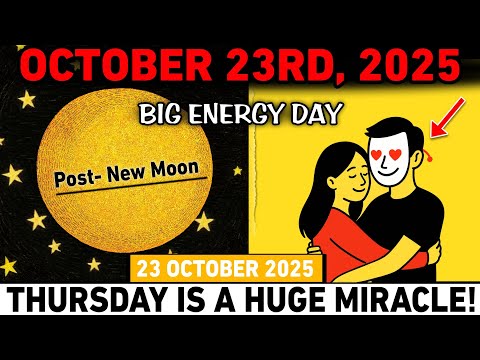 CHOSEN ONES ⚡ October 23, 2025 — The SILENCE After The NEW MOON Is NOT NORMAL!