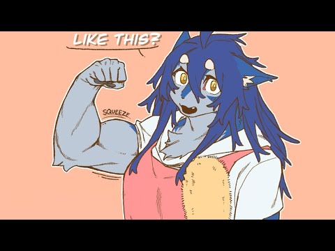 Werewolf Girlfriend: Strong Girl | れきDESU comic dub
