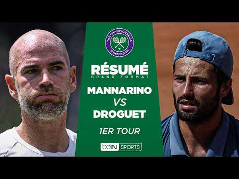 WIMBLEDON : Adrian MANNARINO vs Titouan DROGUET | 1er tour