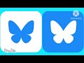 2 Blue White Bluesky Logo Spinning