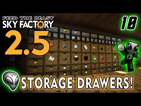 FTB Sky Factory 2.5 - Episode 10: Storage Drawers
