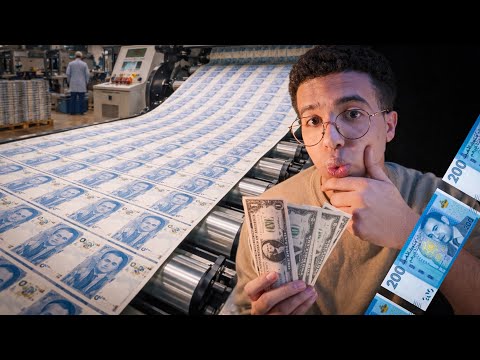 أسرار طباعة الفلوس من داخل المصنع