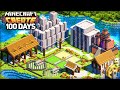 I Survived 100 Days With The CREATE MOD In Minecraft Hardcore
