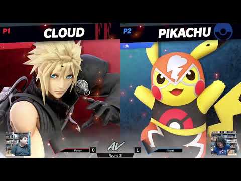 SSBU @ Battlegroundz - Round 3: Pokay (Ike/Cloud) vs Starri (Pikachu)