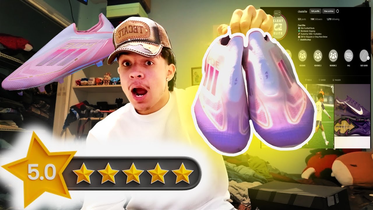 LAMINE YAMAL F50 CLEATS!! .... CLEATELITE Review...