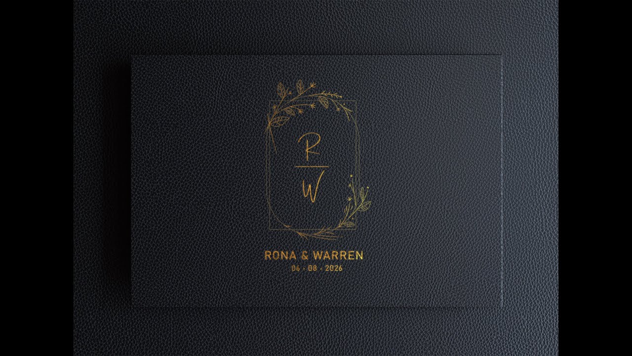 How to make Wedding Initials Logo | Wedding Card Logo Tutorial