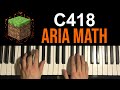How To Play Minecraft Aria Math Piano Tutorial Lesson