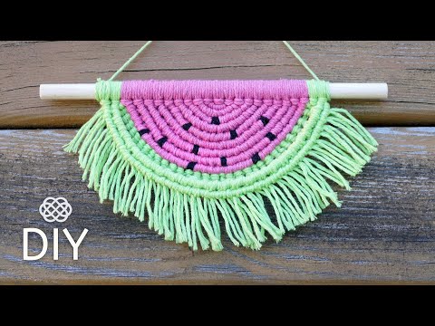 DIY Macrame Weave Coasters Home Decorating Ideas