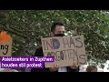 Asielzoekers houden stil protest