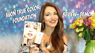 Avon True Color Foundation Review & Demo