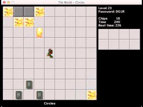 CCLP1 level 23 solution - 226 seconds