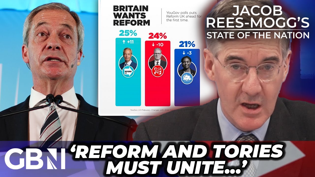Watch as Jacob SOUNDS ALARM on Reform UK RISE Warning Brits ONLY Way To CRUSH Labour Is TORY PACT