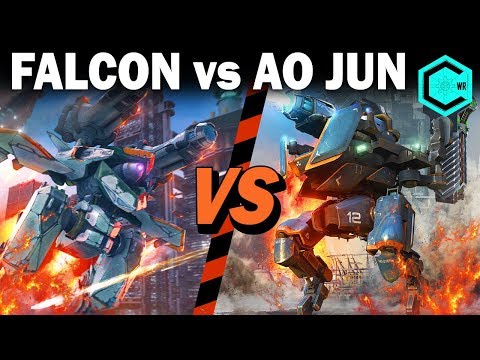 Falcon T MK2 vs AO Jun 2 Glacier MK1 7 LVL TEST War Robots
