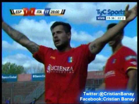 Deportivo Español 2 Sp Italiano 1 (Furia Española)  Primera B Metro 2015