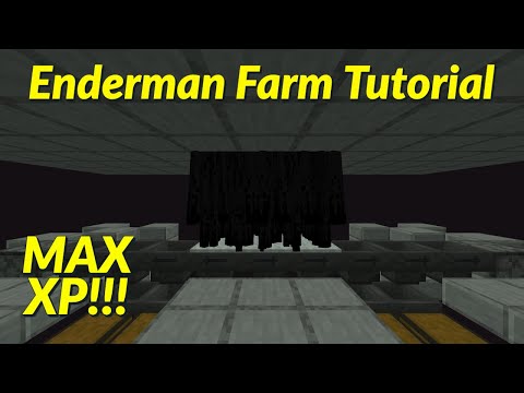 Simple Max XP Enderman Farm Tutorial! | Minecraft 1.17