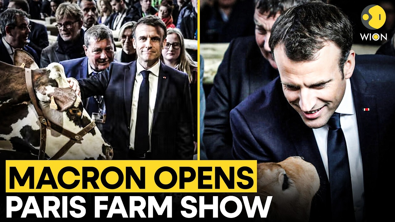 LIVE: Macron Opens Paris Farm Show As Farmers Protest Trade And Rising Costs