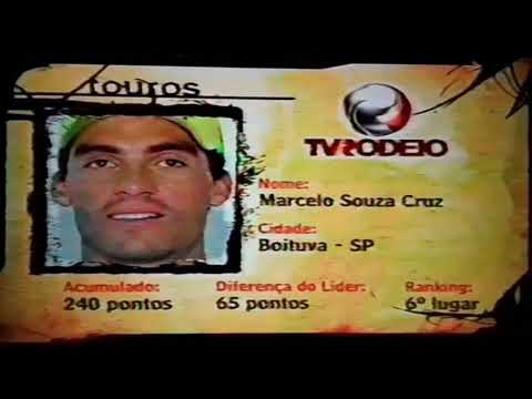 Marcélo Souza Cruz de Boituva SP, campeão do Jaguariuna Rodeio Festival 2003