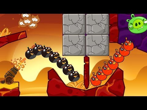 Angry Birds Collection Hacked 3 - BLAST THE PIGGIES BEHIND ALL HUGE STONE!