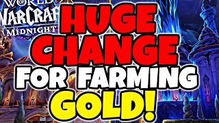 HUGE CHANGE For Goldfarmers in Midnight WoW!