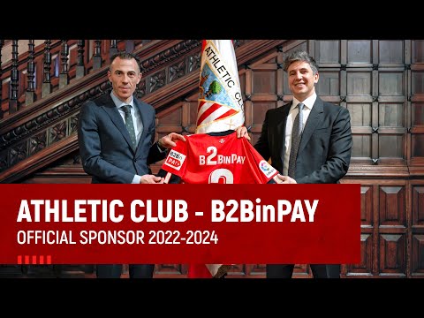 Imagen de portada del video Athletic Club & B2BinPay | Official Sponsor 2022-2024