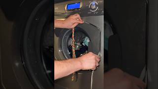 HOW TO open a hotpoint washing machine door with broken latch #tips    #trending #howto