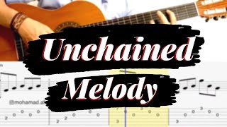 Unchained melody Guitar note and tablature