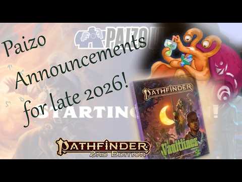 New Announcements for Paizo | Late 2026